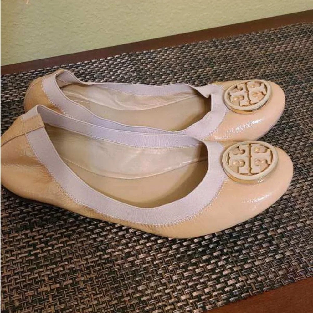 Tory Burch Leather Flats - Picture 2 of 3